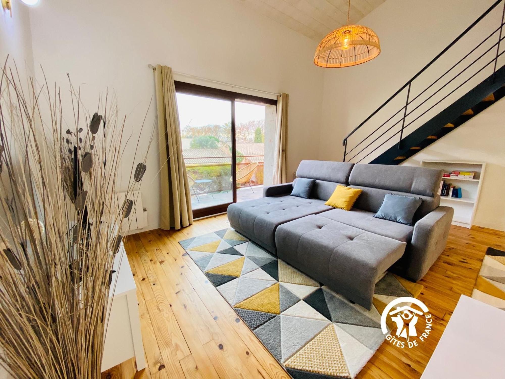 Loft Cocon Climatise - Imprenable Vue Sur Le Chateau Comtal Carcassonne Luaran gambar